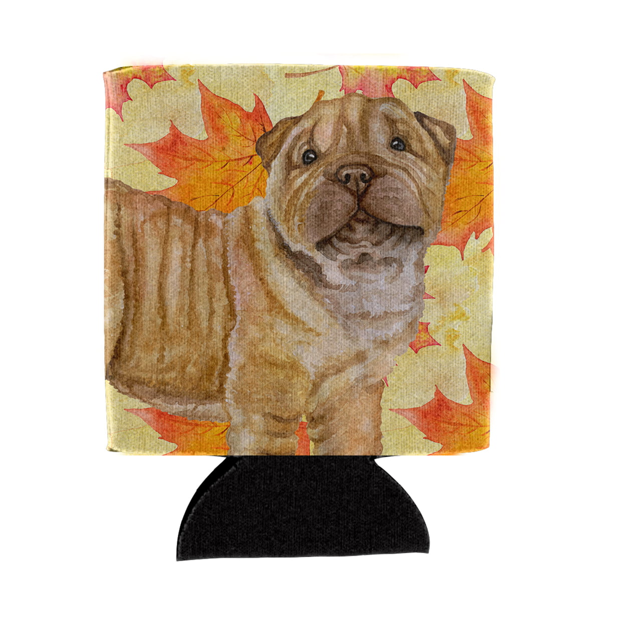 BB9980CC Shar Pei Puppy Fall Can or Bottle Hugger