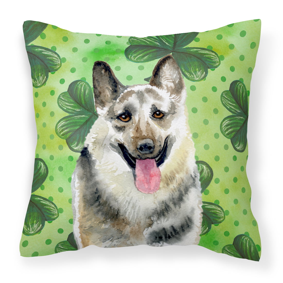 East-European Shepherd St.Patricks Fabric Decorative Pillow
