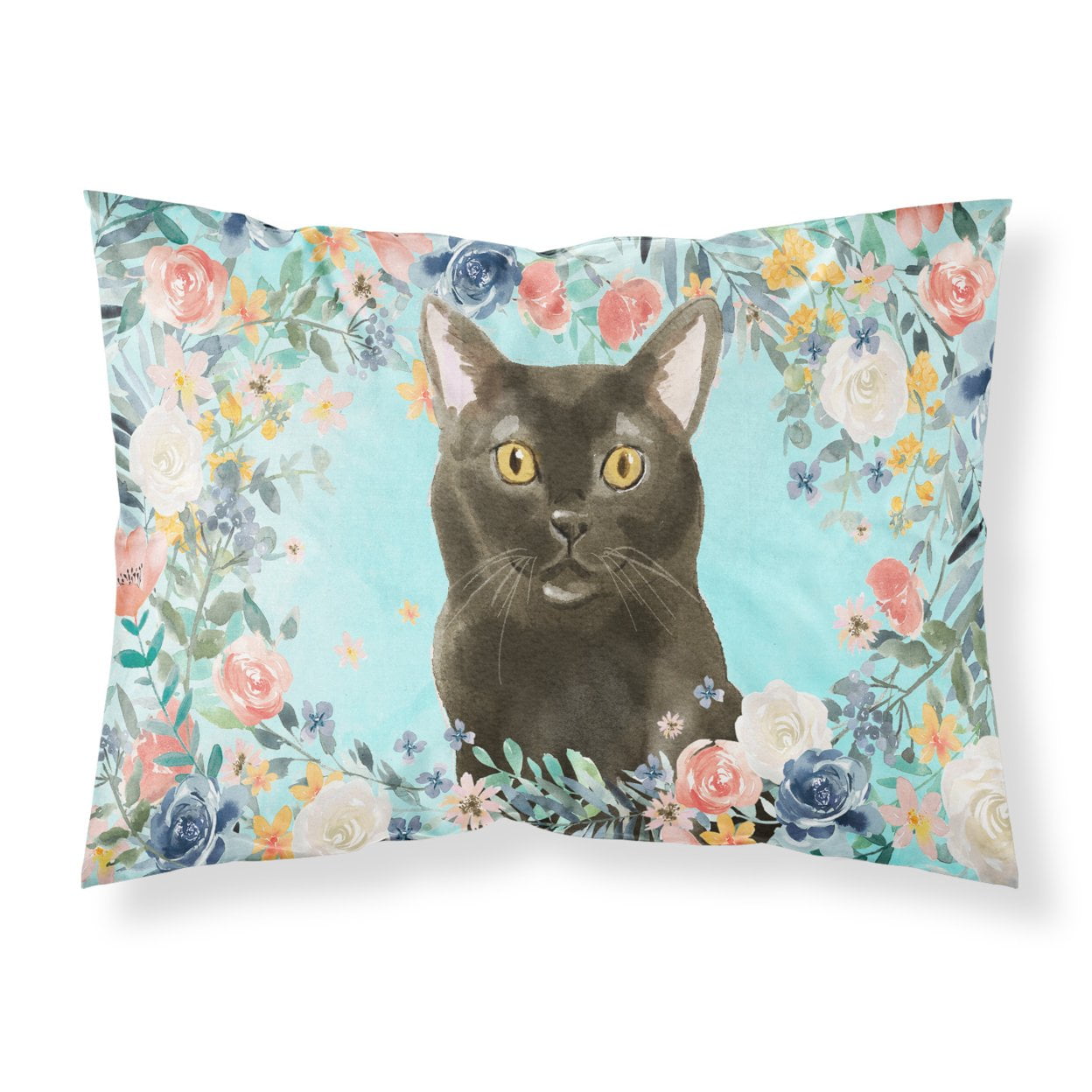 Bombay Spring Flowers Fabric Standard Pillowcase