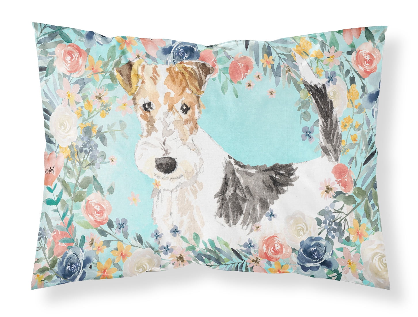 CK3402PILLOWCASE Fox Terrier Fabric Standard Pillowcase