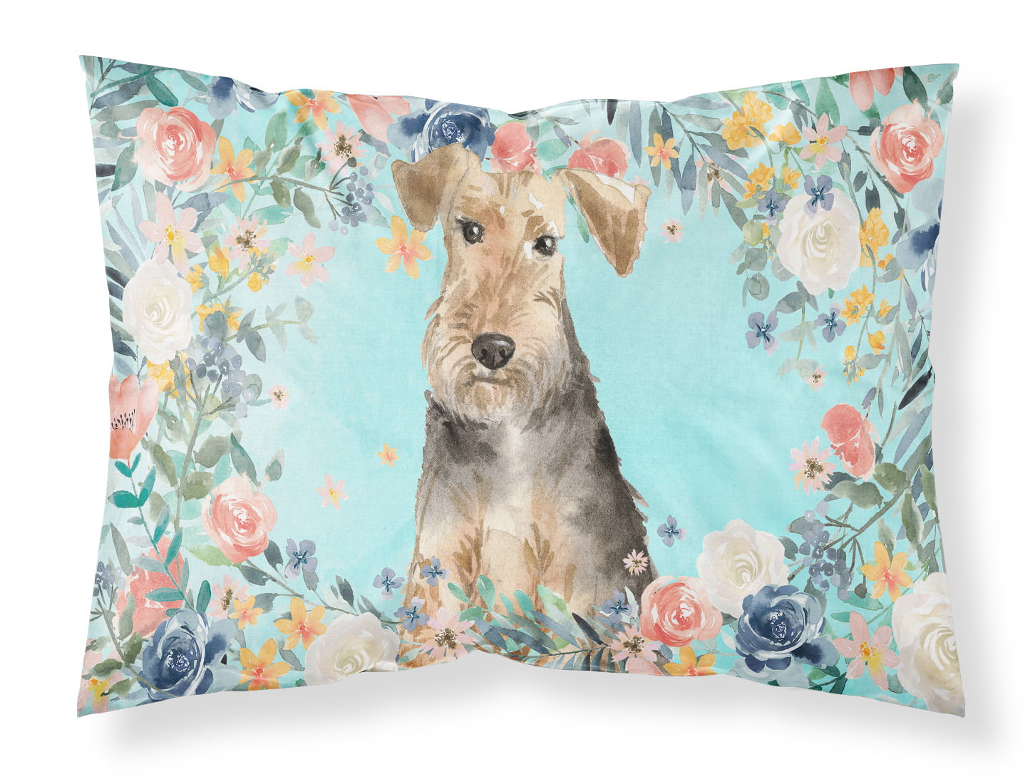 CK3405PILLOWCASE Airedale Terrier Fabric Standard Pillowcase