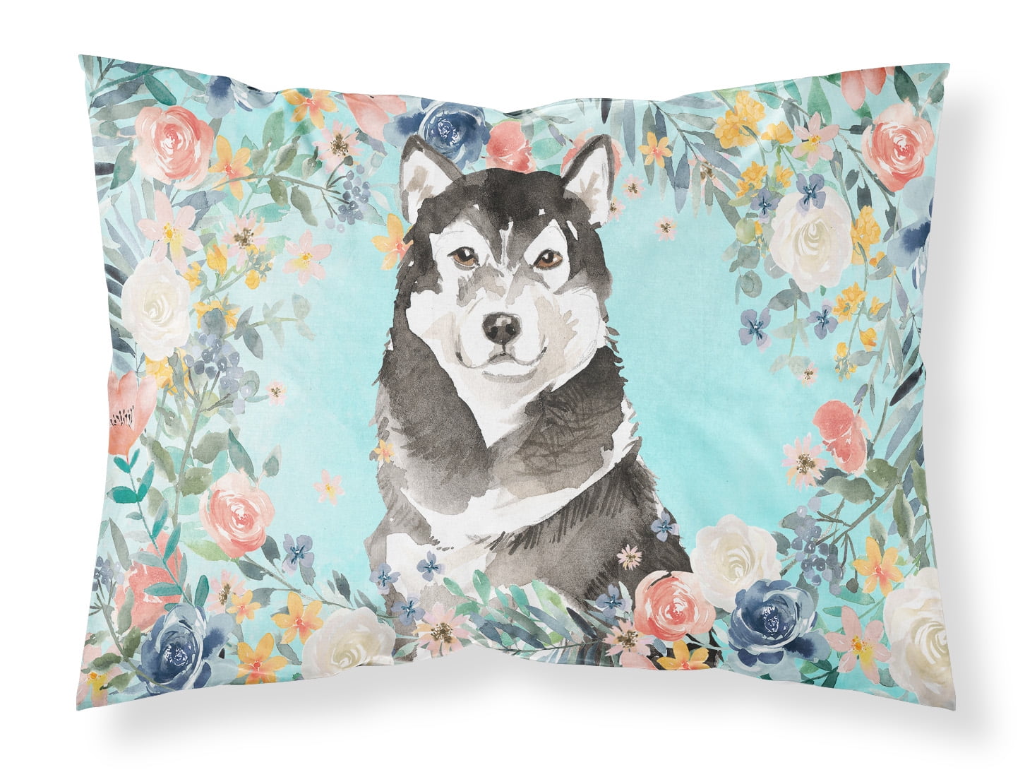 Alaskan Malamute Fabric Standard Pillowcase