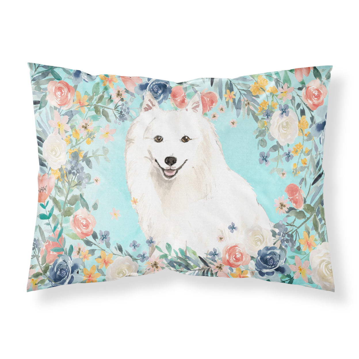 CK3422PILLOWCASE Japanese Spitz Fabric Standard Pillowcase