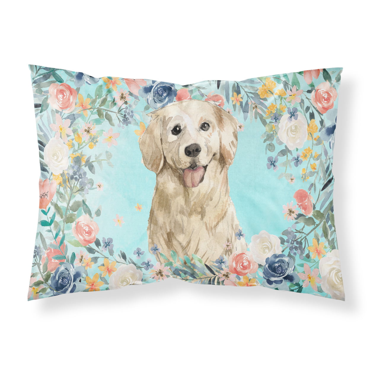Golden Retriever Fabric Standard Pillowcase