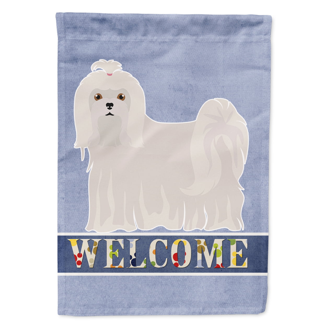 Maltese Welcome Garden Size Flag