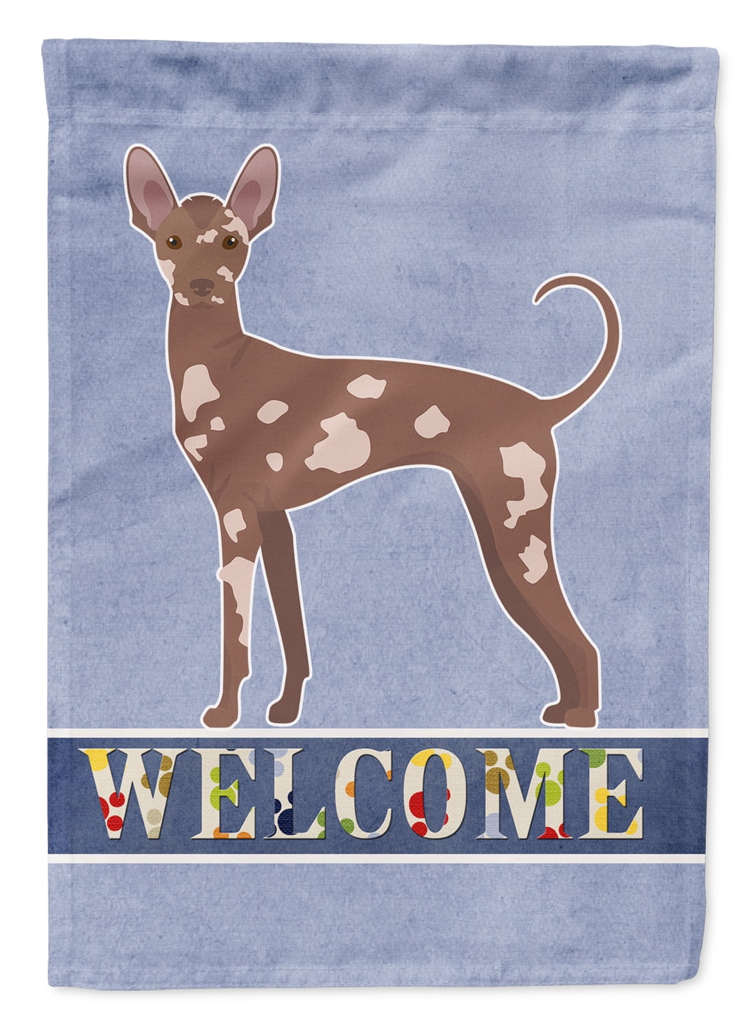 Mexican Hairless Dog Welcome Garden Size Flag