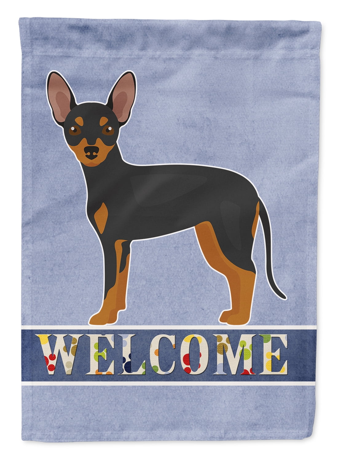 Prague Ratter Welcome Garden Size Flag