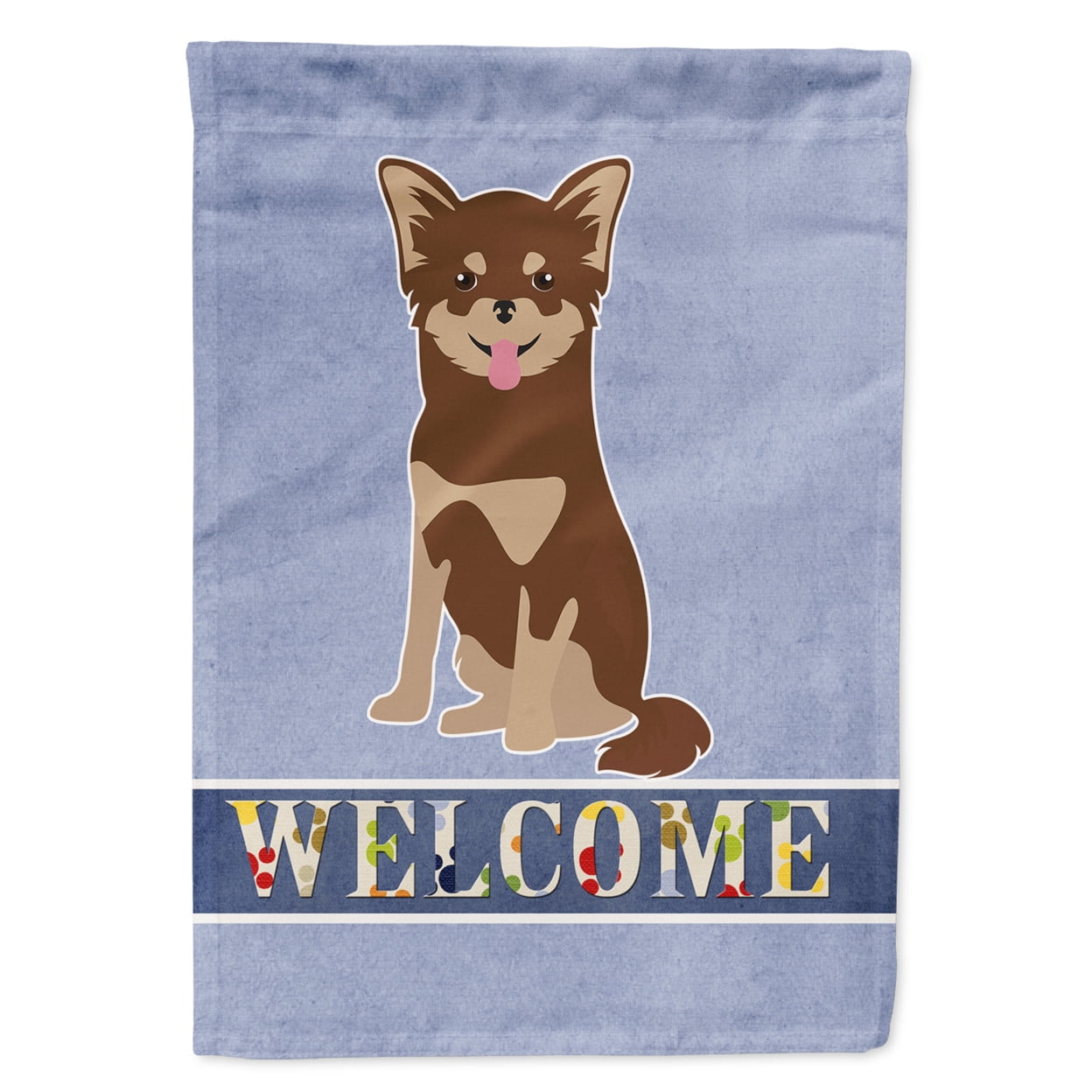 Chihuahua Welcome Garden Size Flag