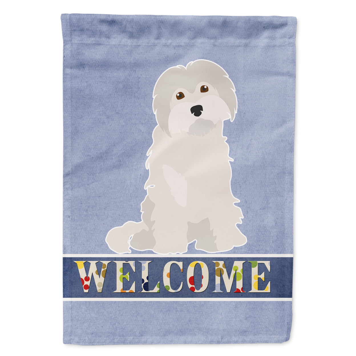 Maltese No.2 Welcome Garden Size Flag