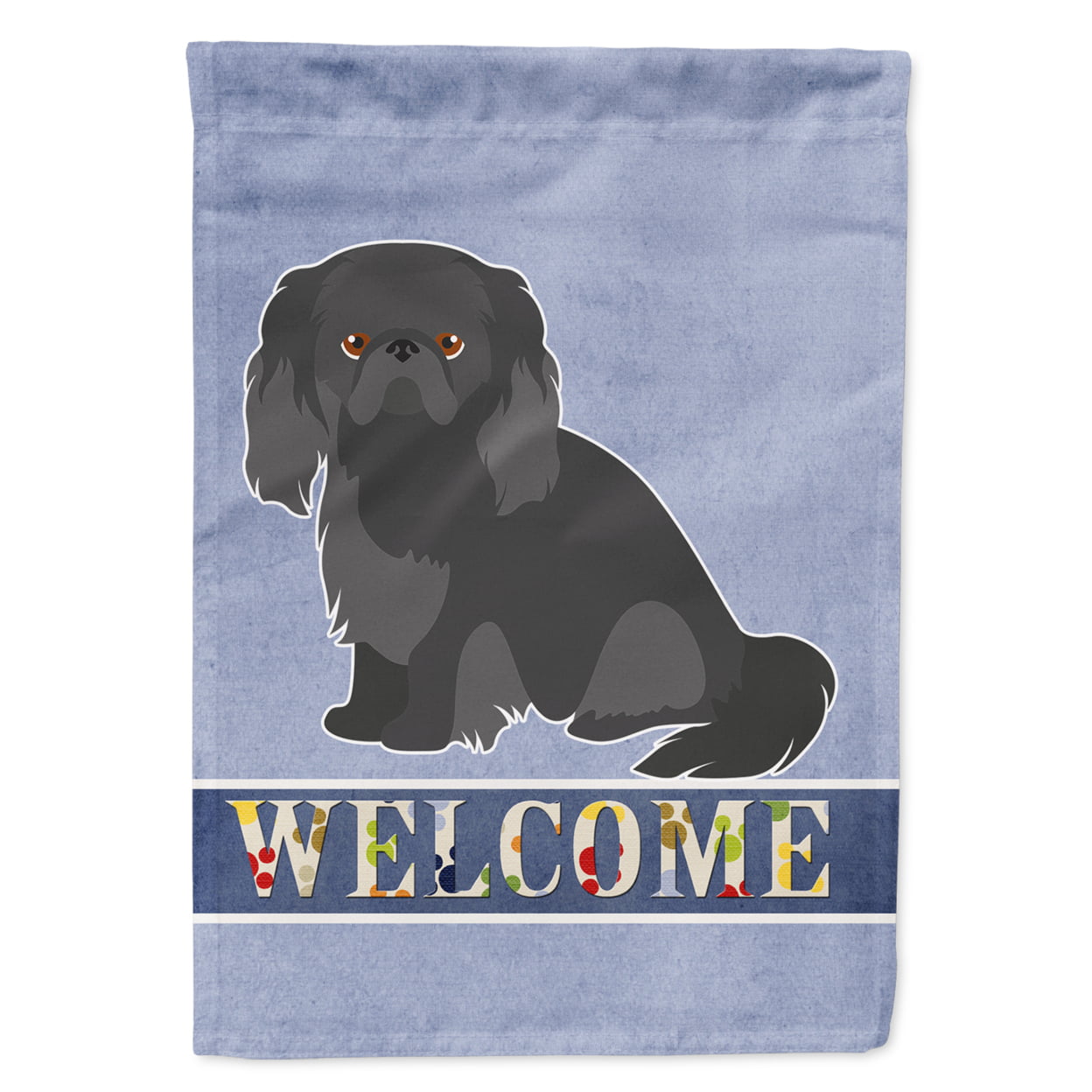 Pekingese Welcome Garden Size Flag