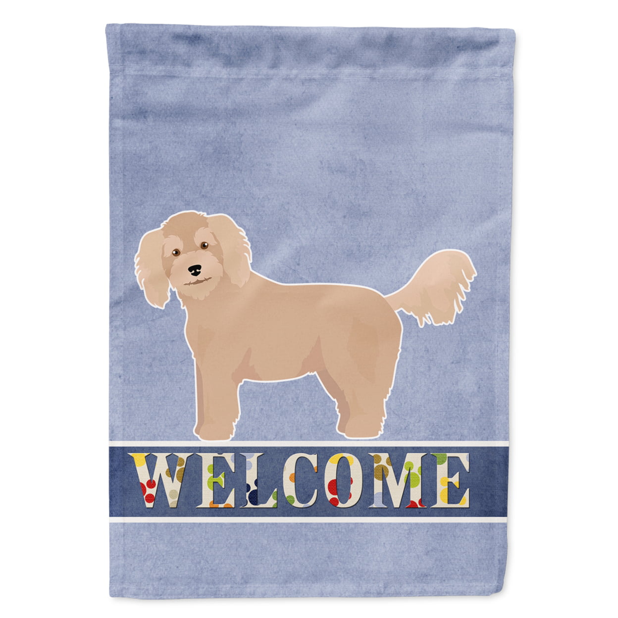 Bichpoo Welcome Garden Size Flag