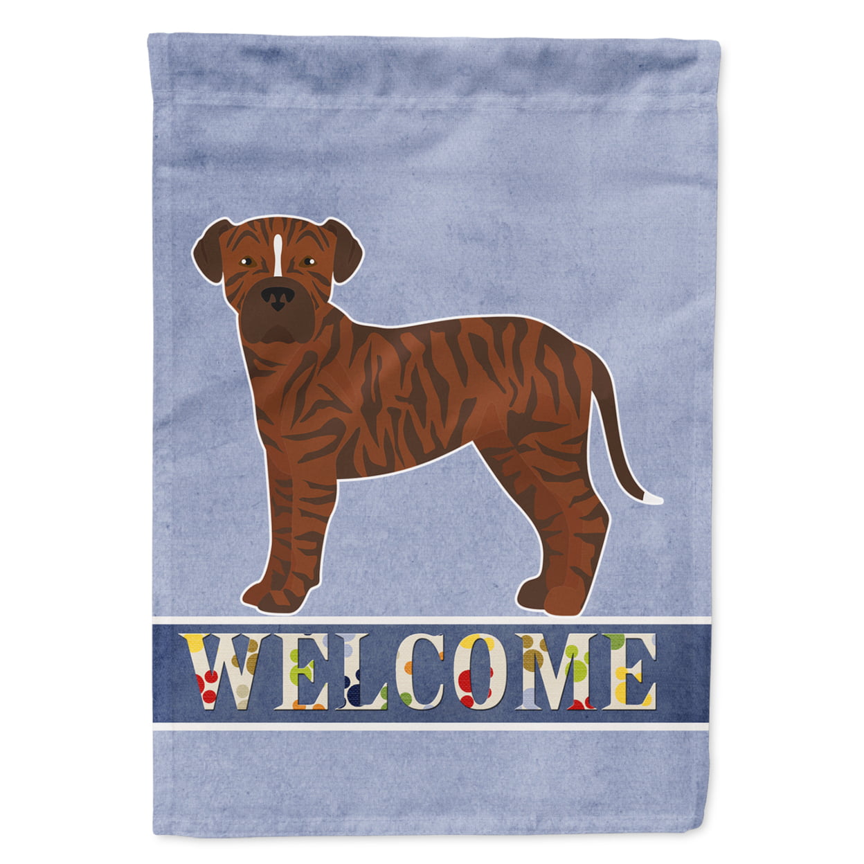 Bullboxer Welcome Garden Size Flag