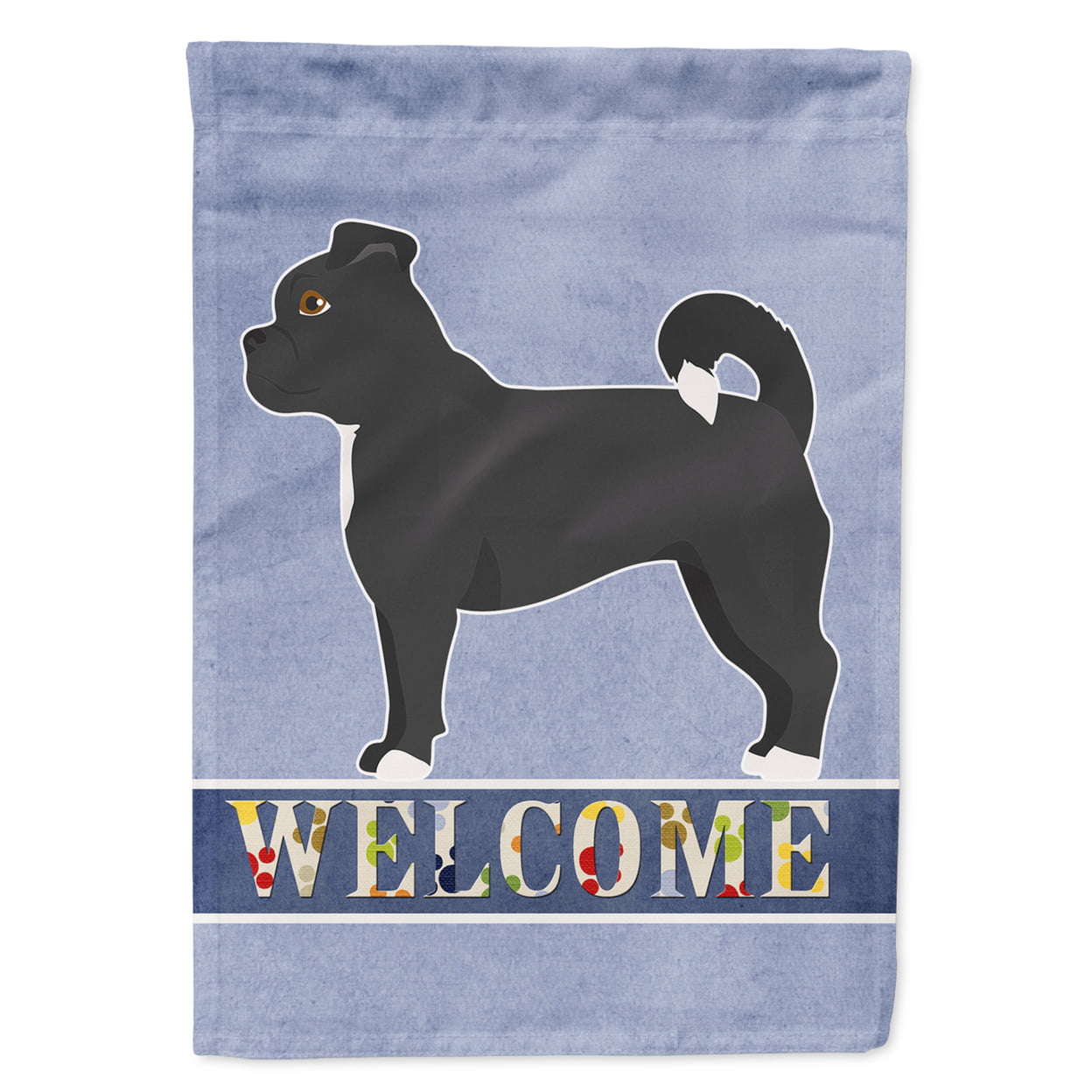 CK3726GF Black Chug Welcome Garden Size Flag
