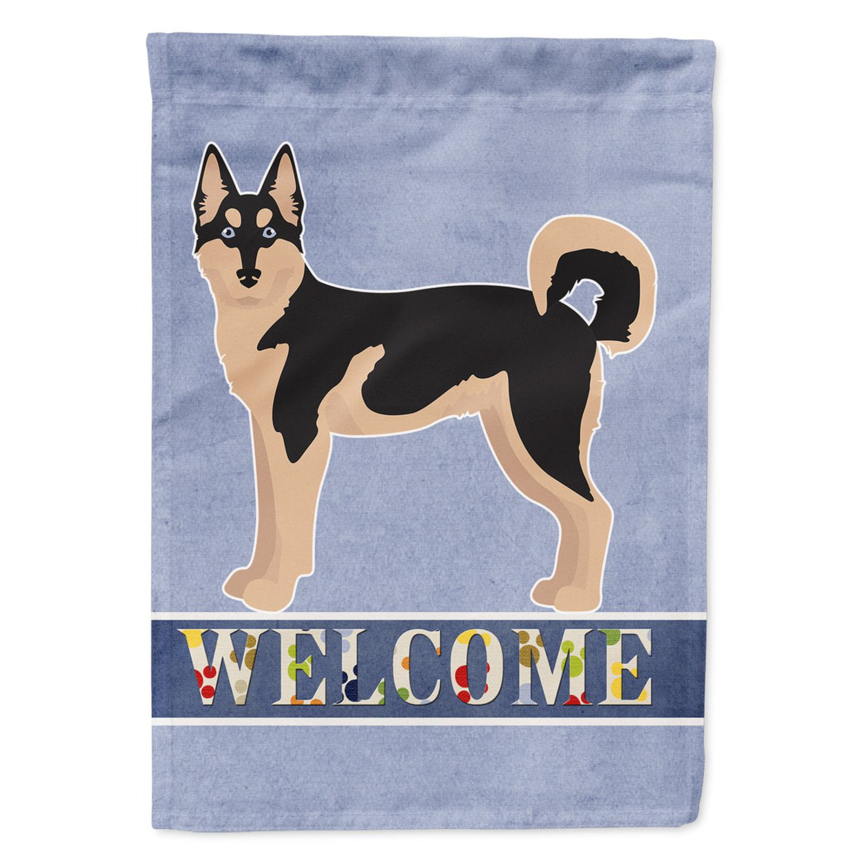 Gerberian Shepsky No.2 Welcome Garden Size Flag