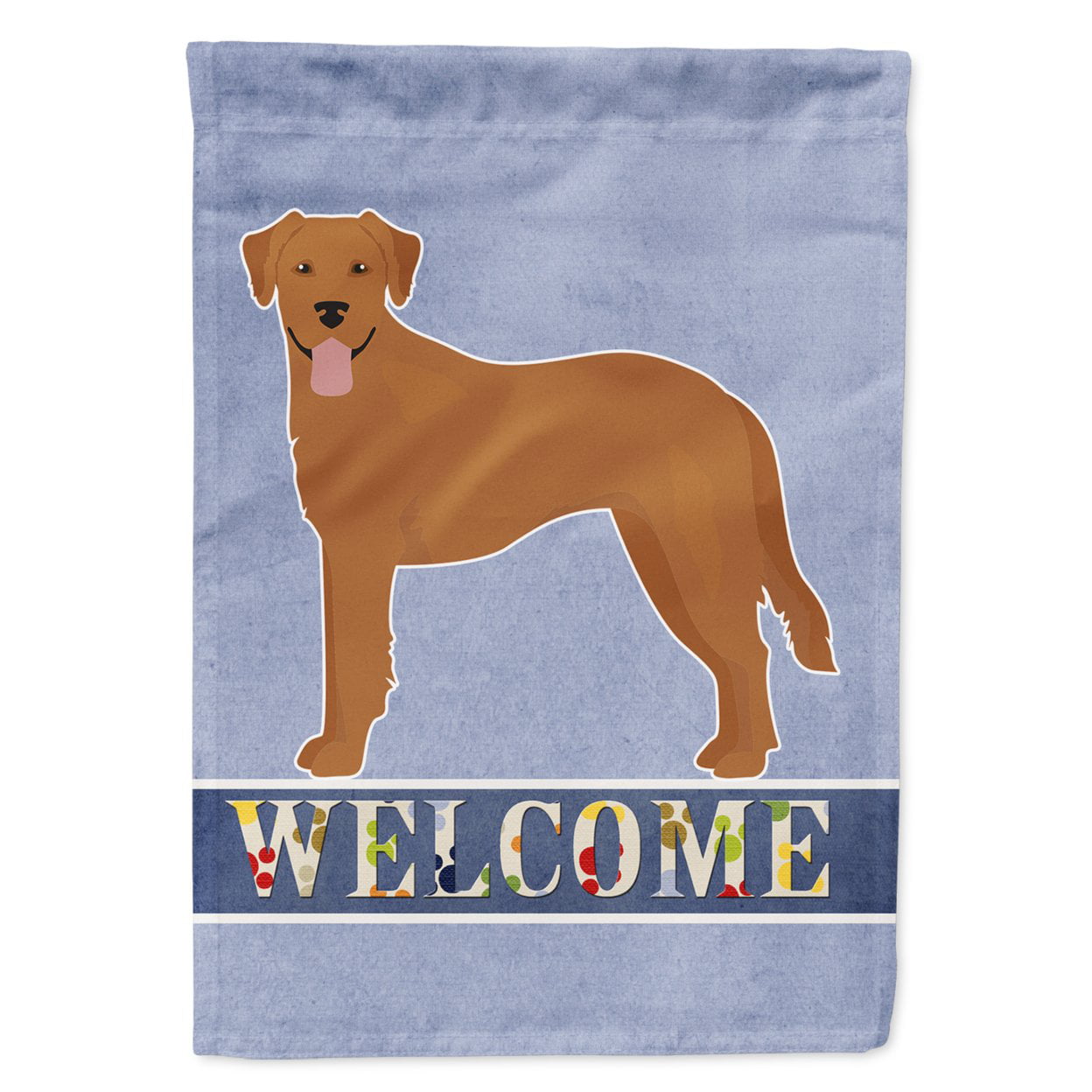 Goldador Welcome Garden Size Flag