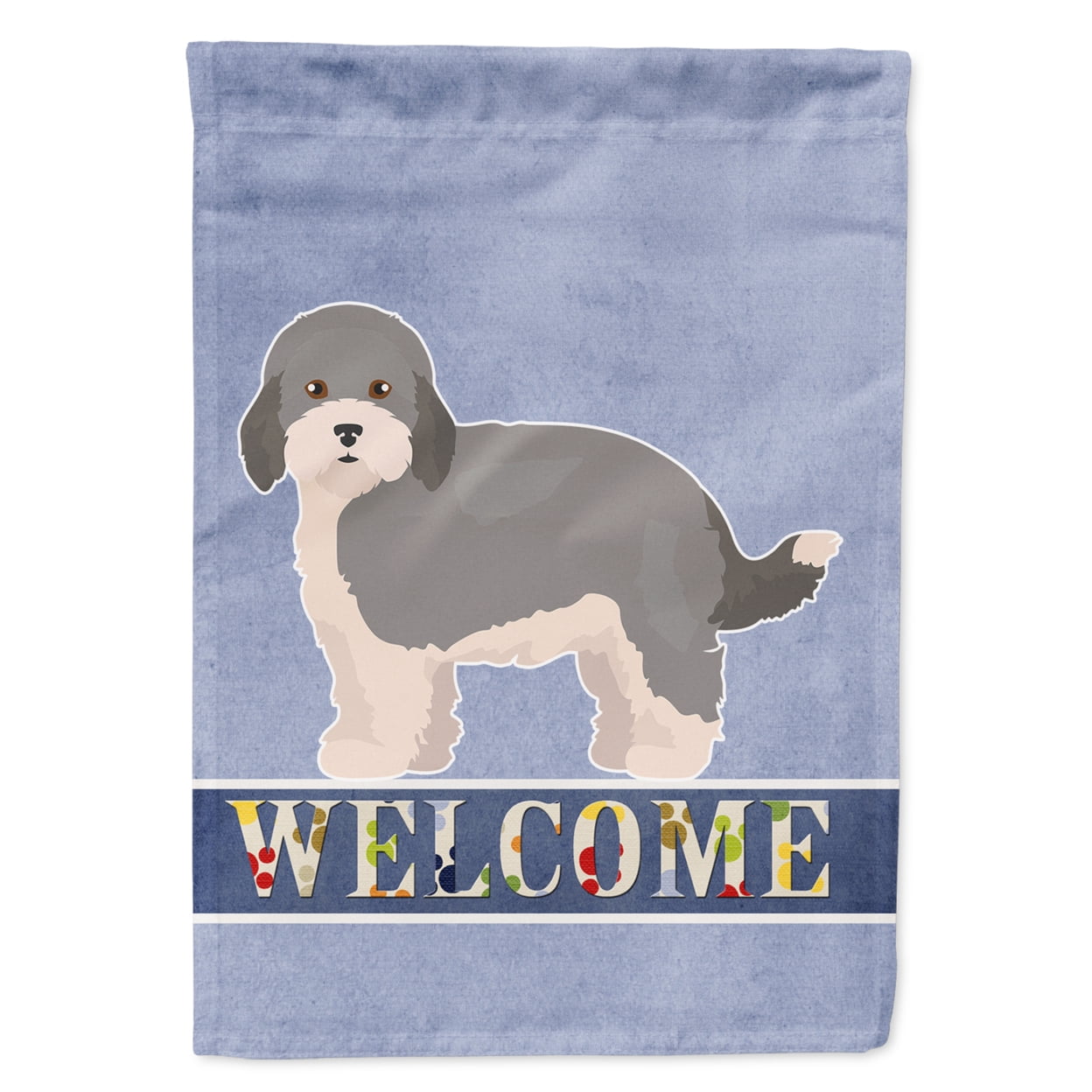 CK3747GF Havapoo No.2 Welcome Garden Size Flag