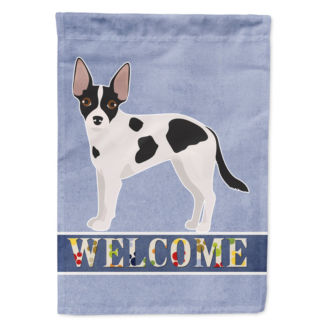 Jackhuahua Welcome Garden Size Flag