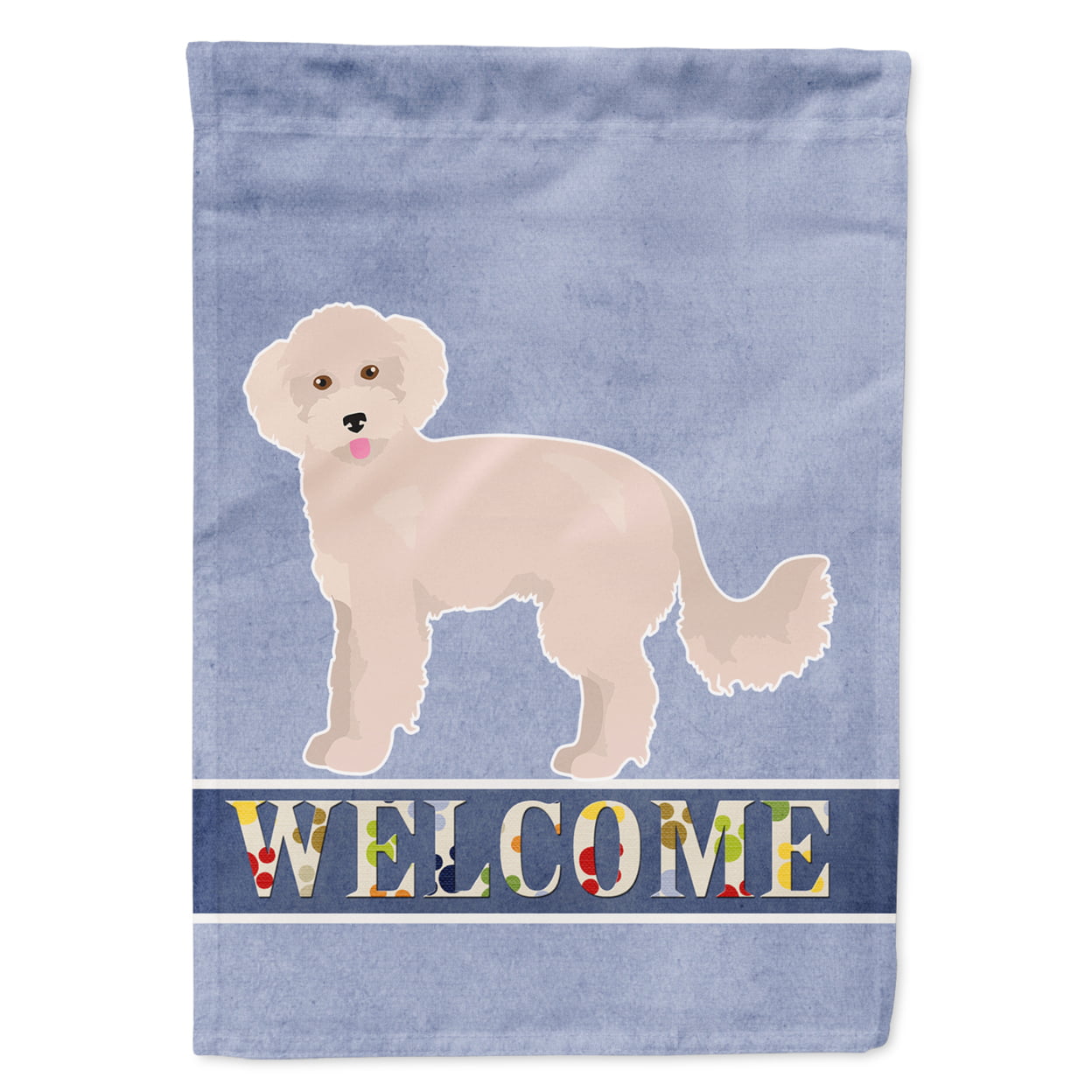 Maltipoo Welcome Garden Size Flag