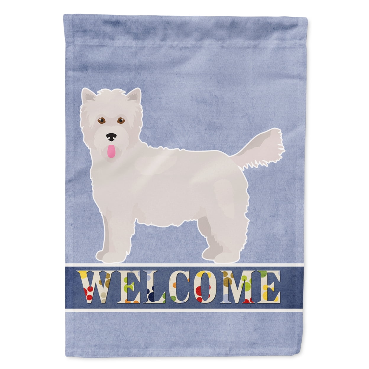 Westiepoo No.2 Welcome Garden Size Flag