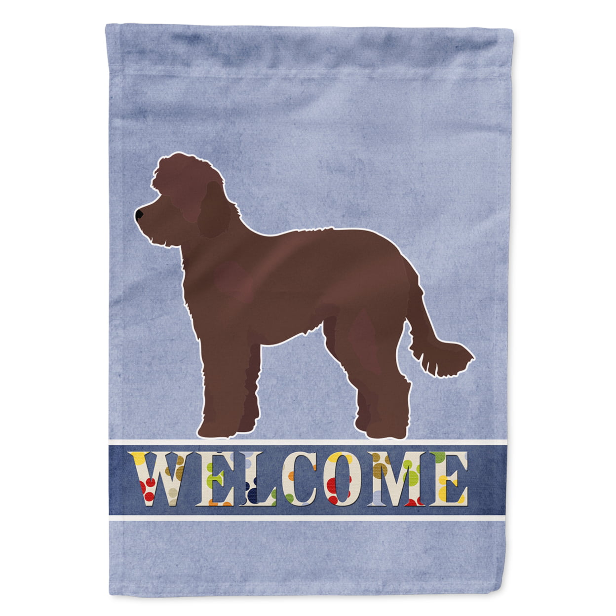 Whoodle No.1 Welcome Garden Size Flag