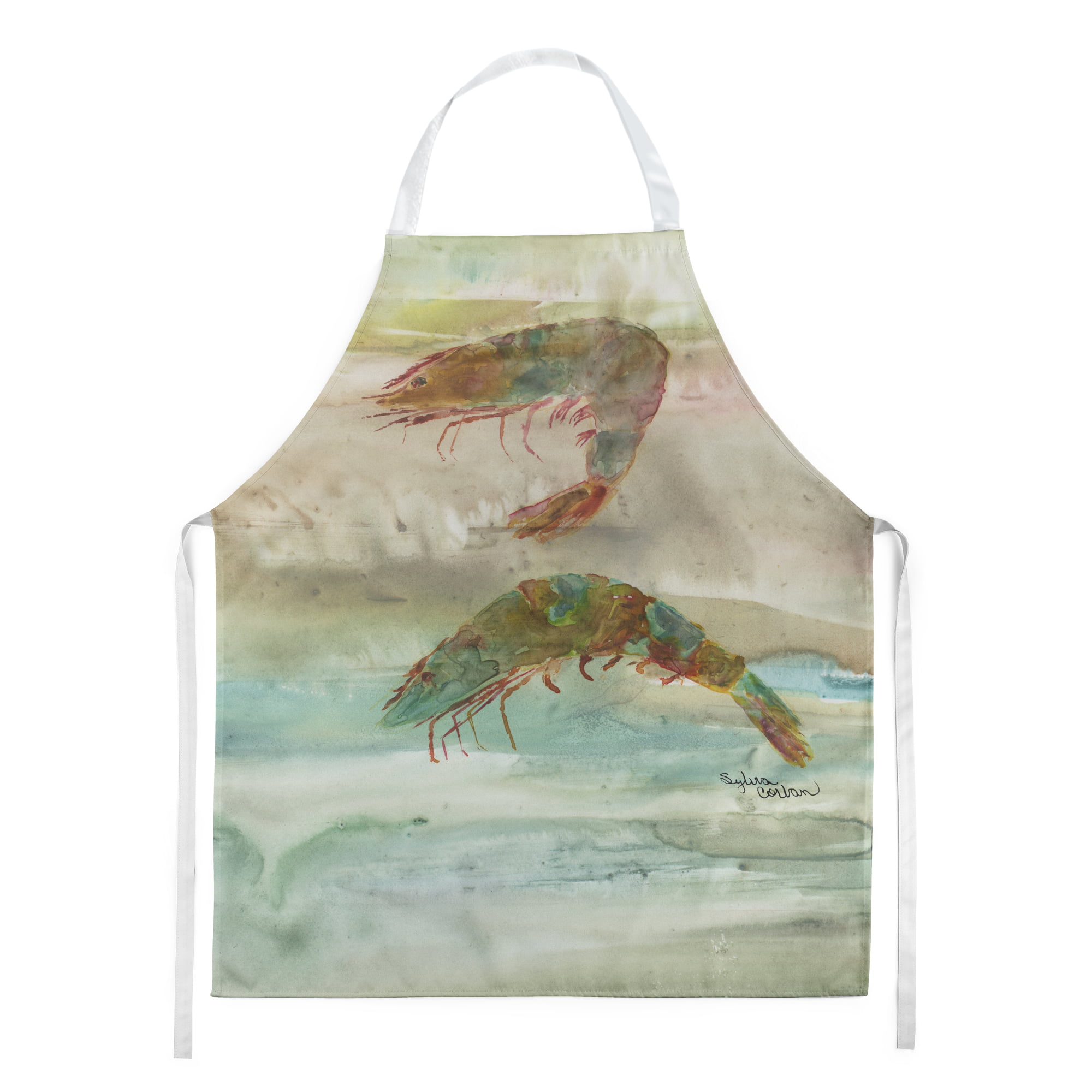 Picture of Carolines Treasures SC2014APRON Shrimp Sunset Apron