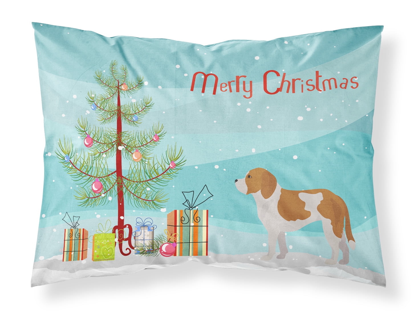 Beaglier No.1 Christmas Tree Fabric Standard Pillowcase