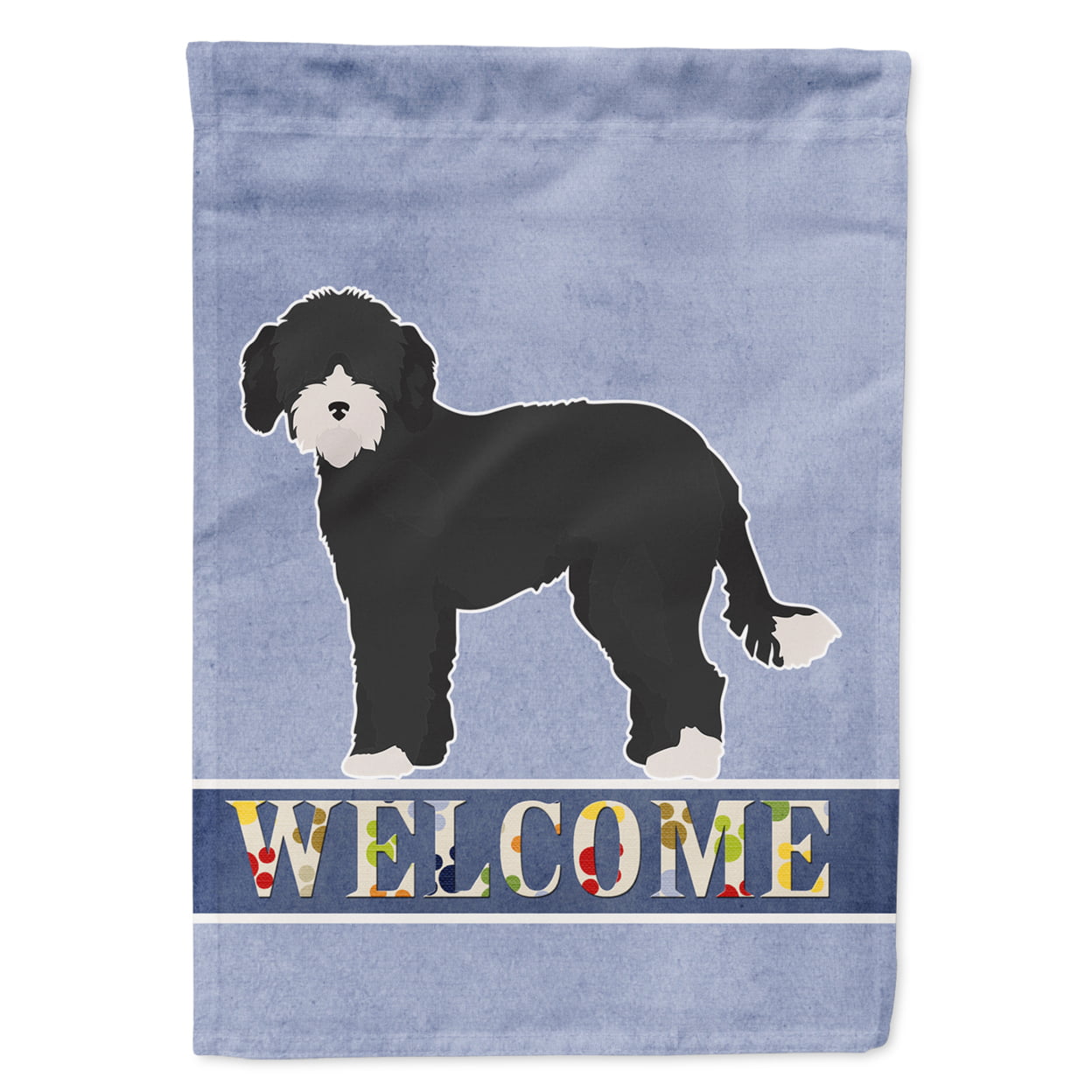 Whoodle No.2 Welcome Garden Size Flag