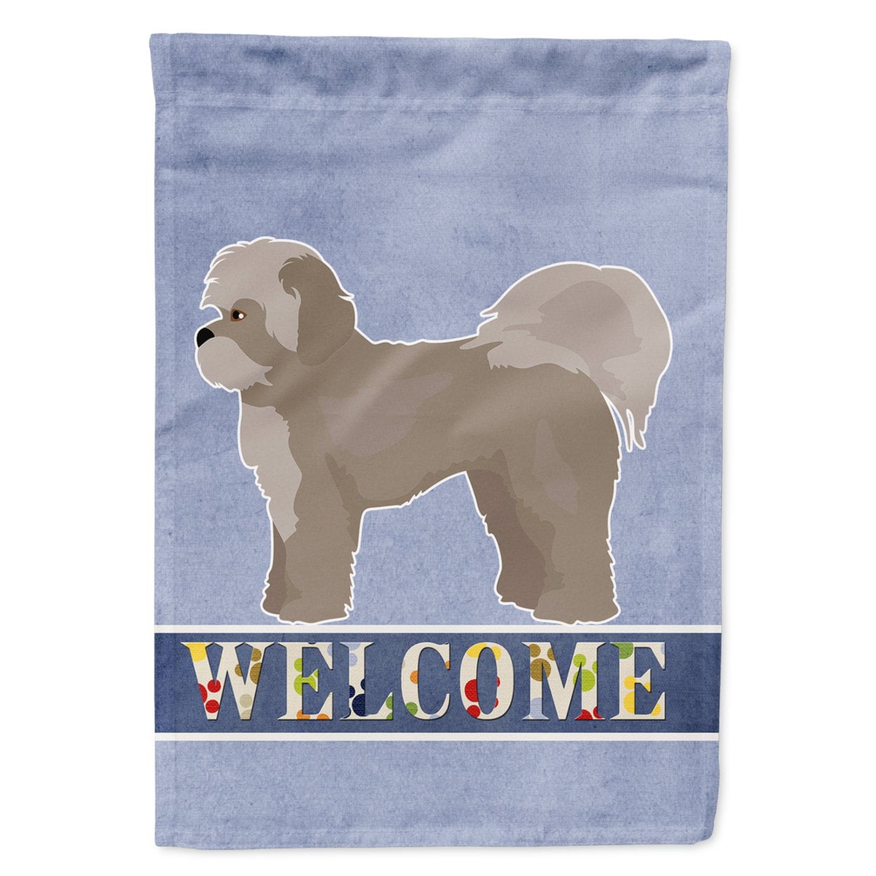 Zuchon No.1 Welcome Garden Size Flag