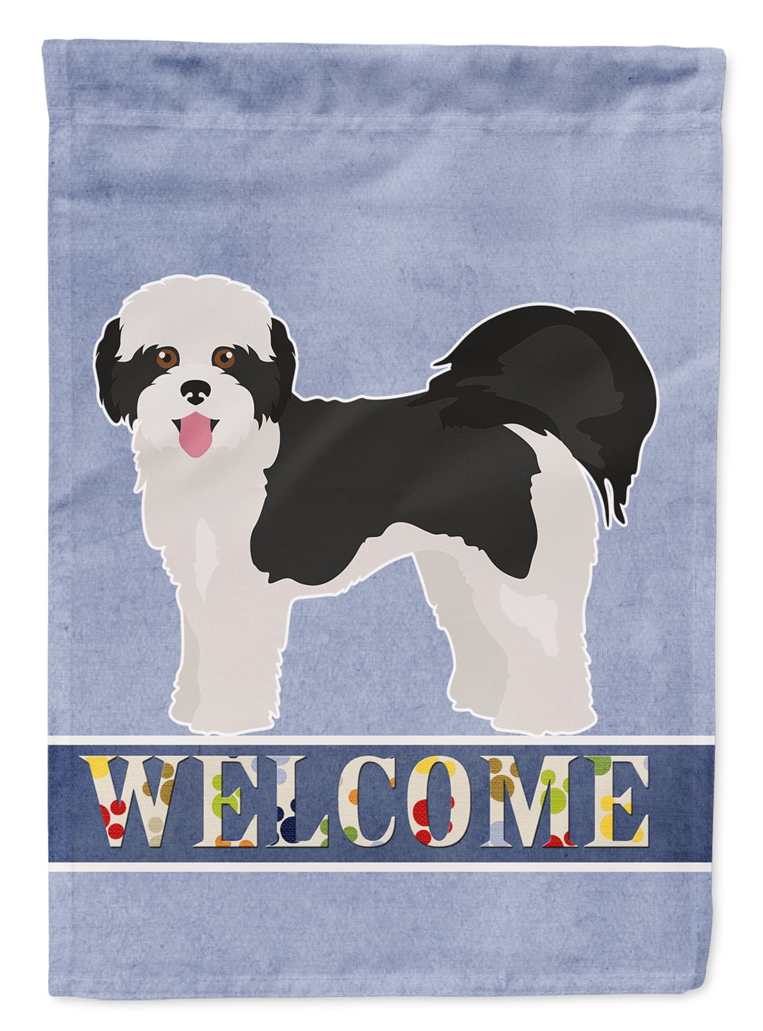 Zuchon No.2 Welcome Garden Size Flag