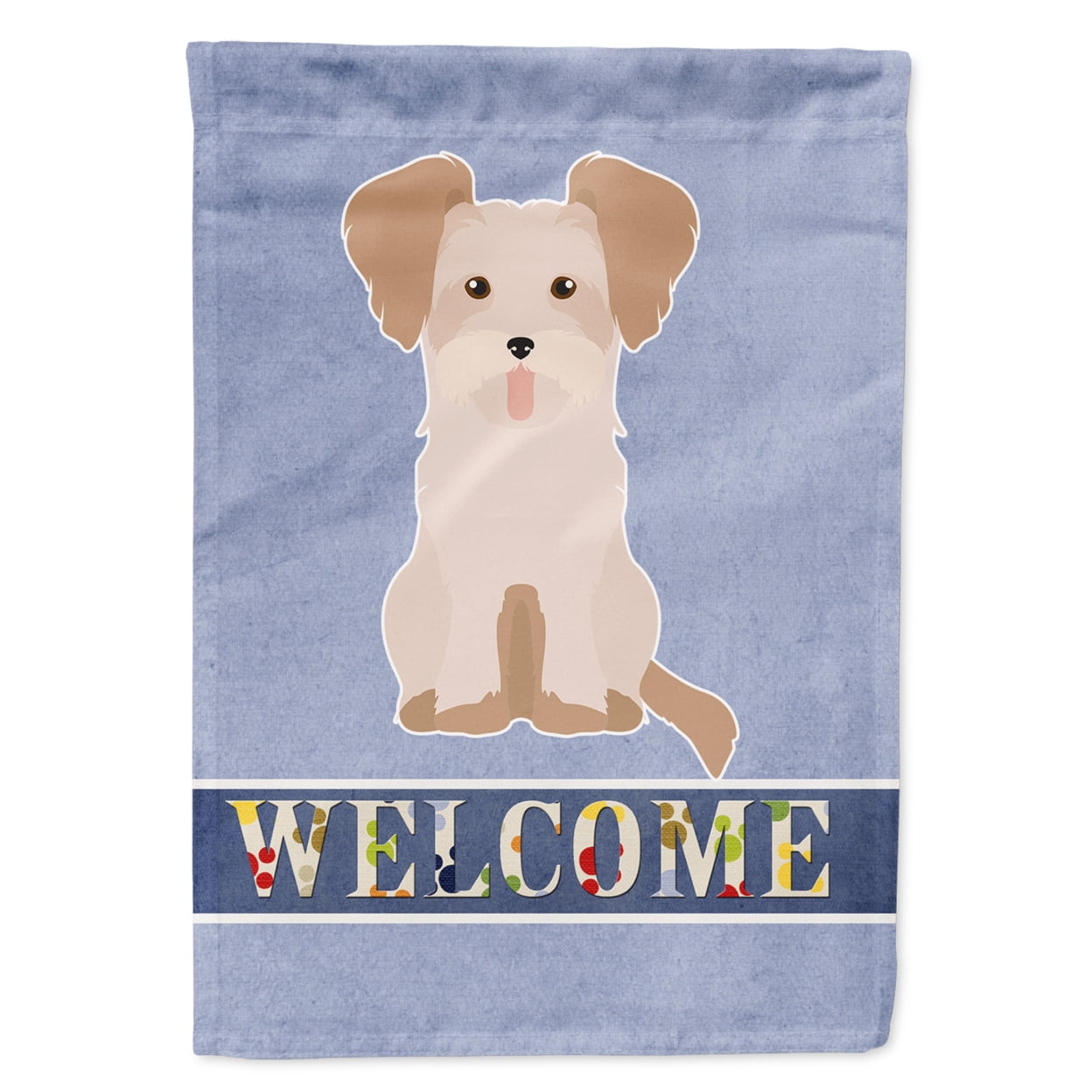 Morkie No.3 Welcome Garden Size Flag