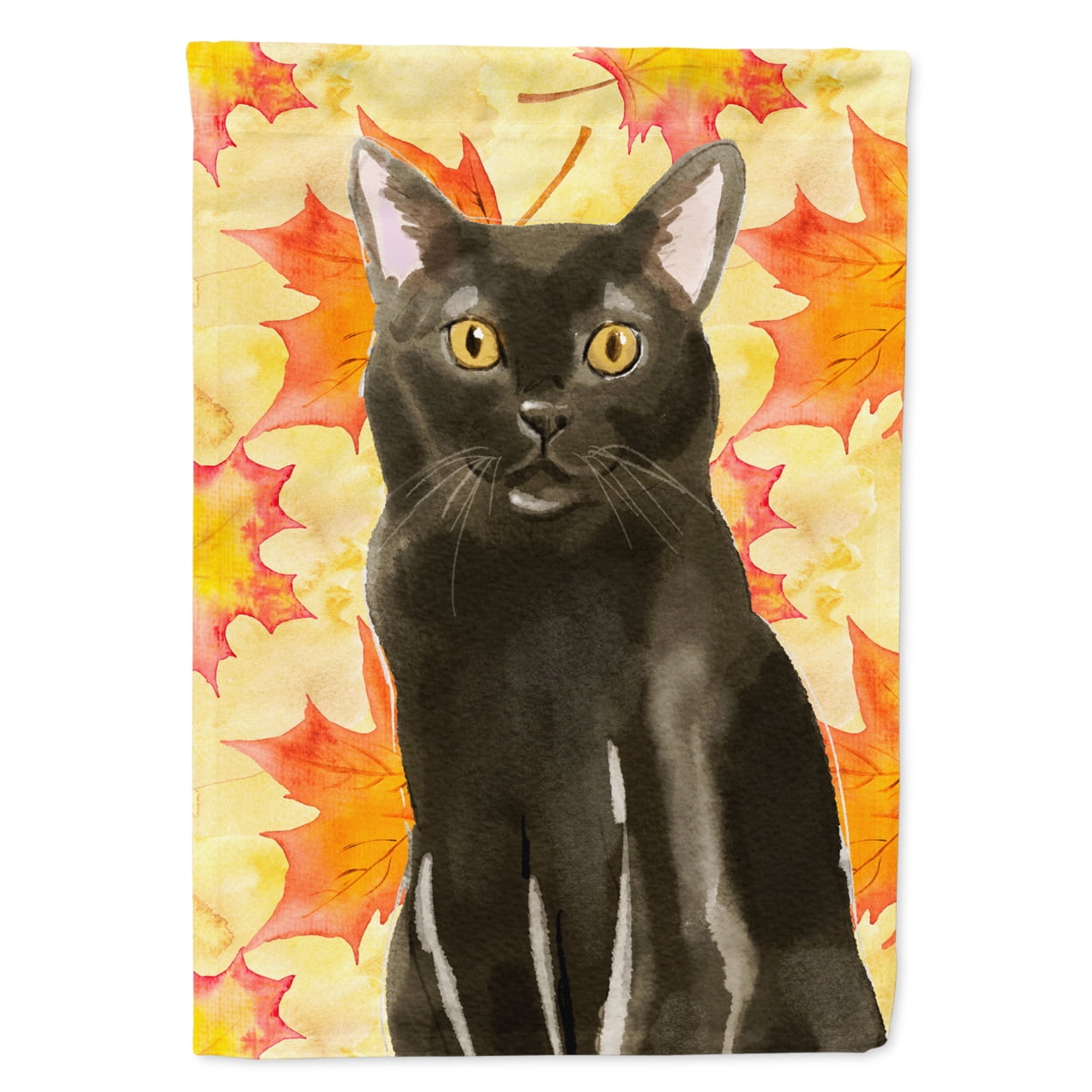 CK3077CHF Bombay Fall Leaves Flag Canvas House Size