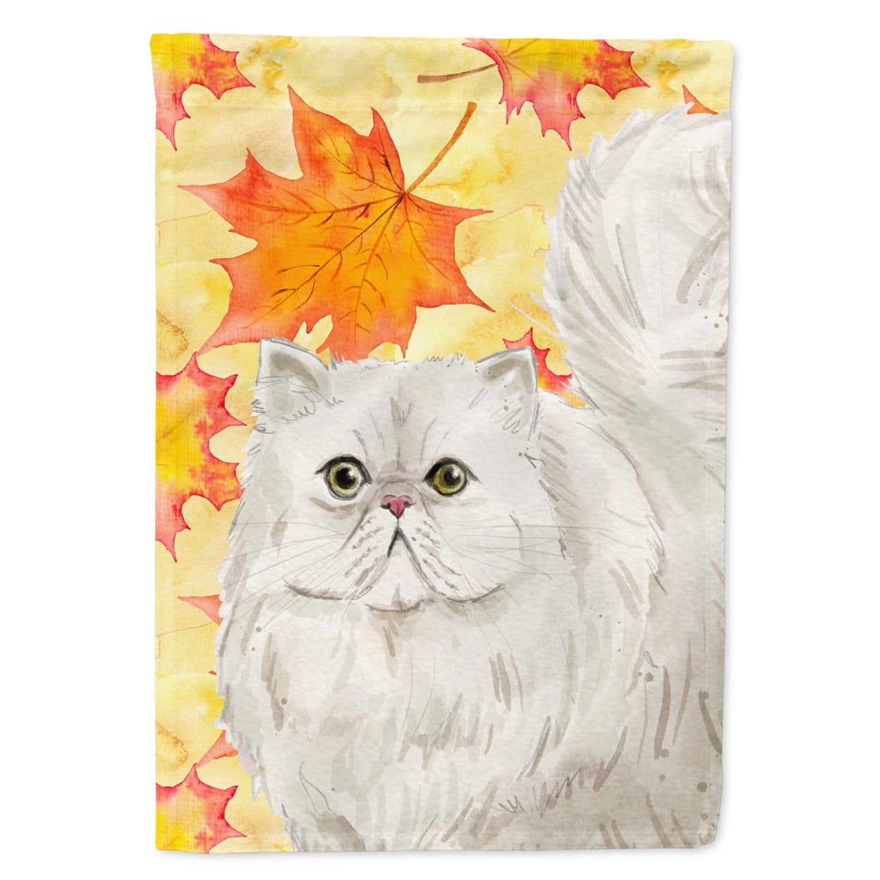 Persian Fall Leaves Flag Canvas House Size