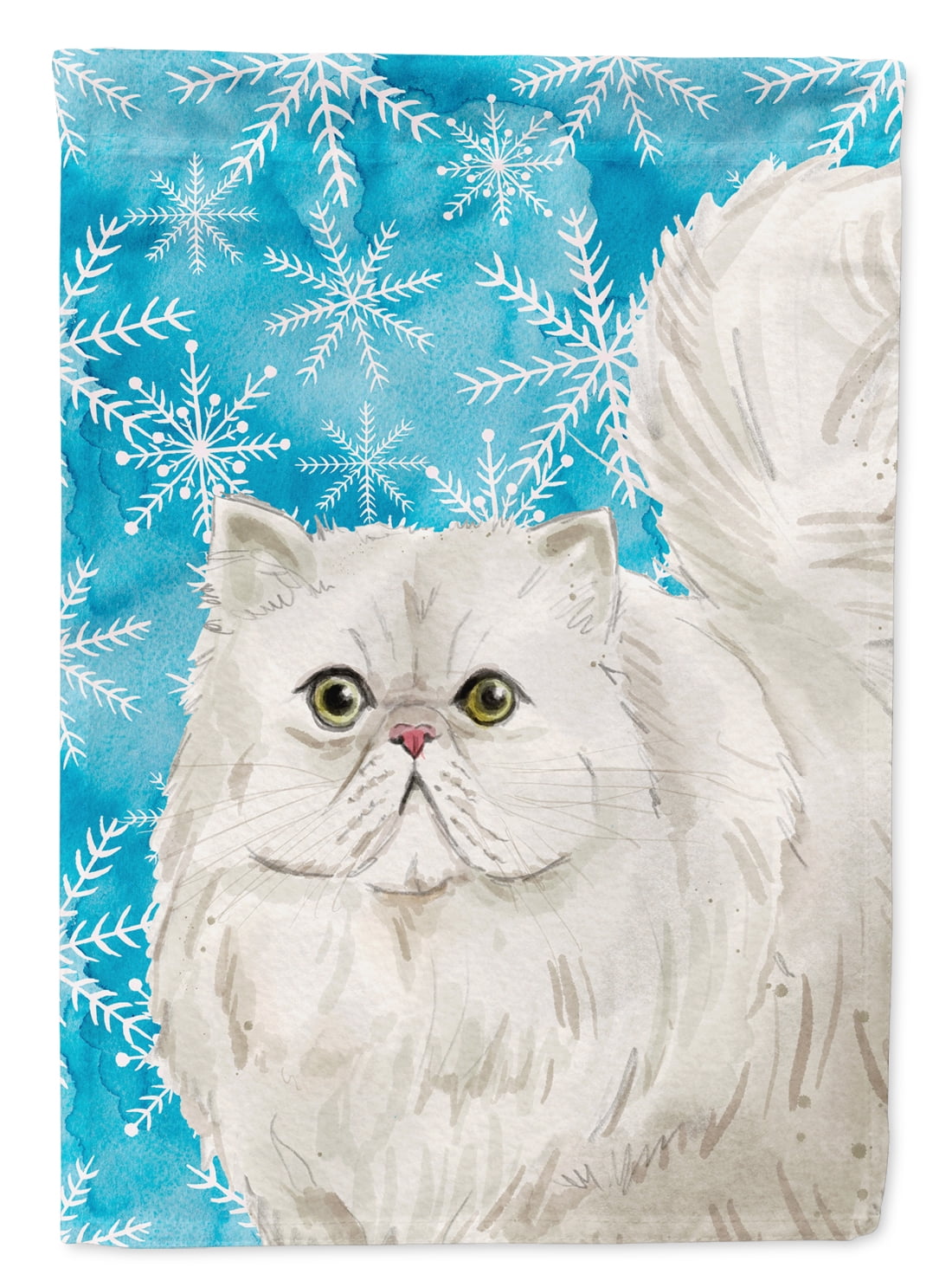 Persian Winter Snowflake Flag Canvas House Size