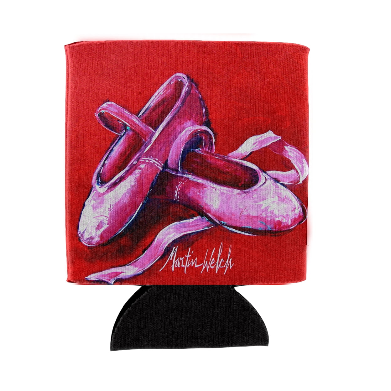 Ballet Shoes Red Can or Bottle Hugger