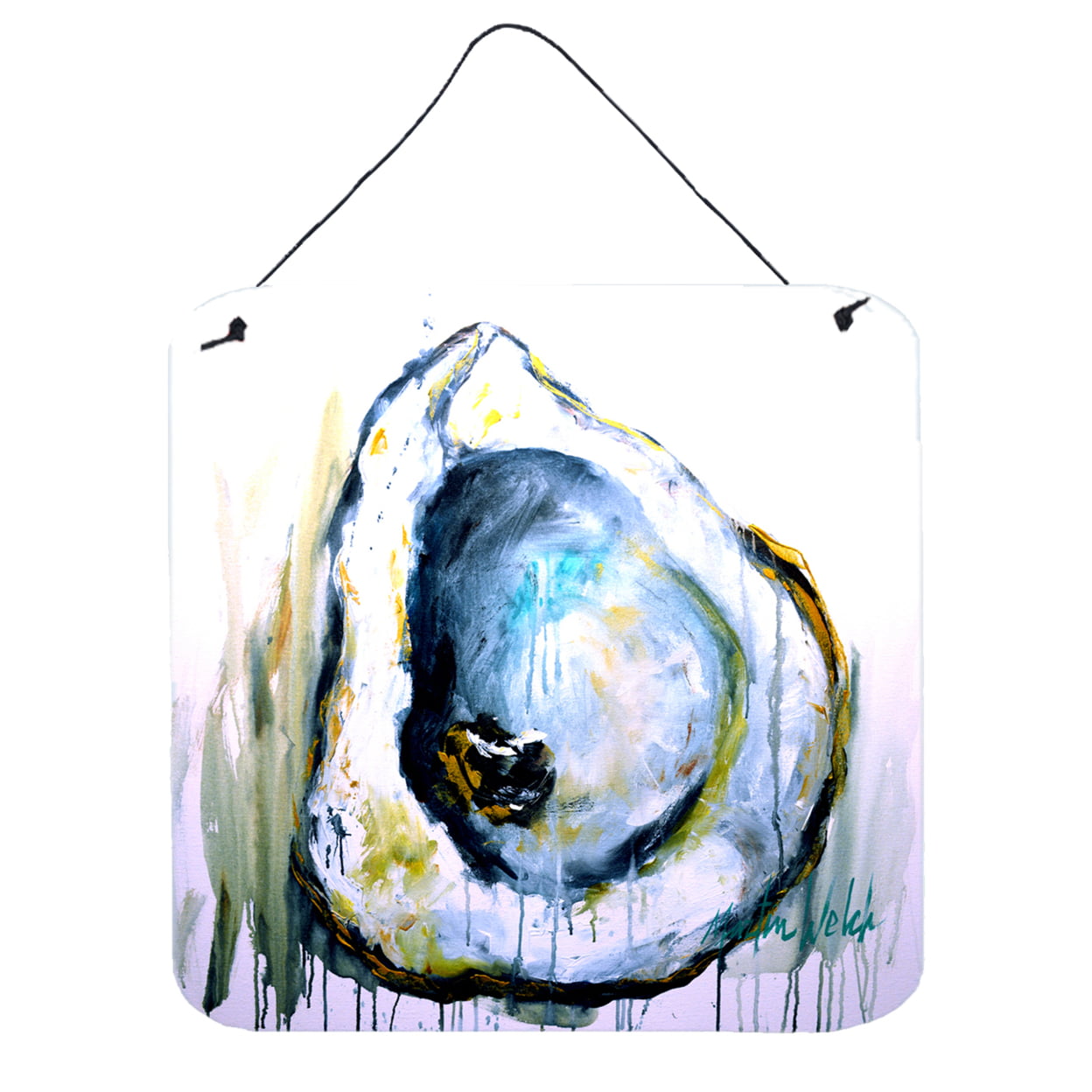 Aqua Sand Oyster Wall or Door Hanging Prints