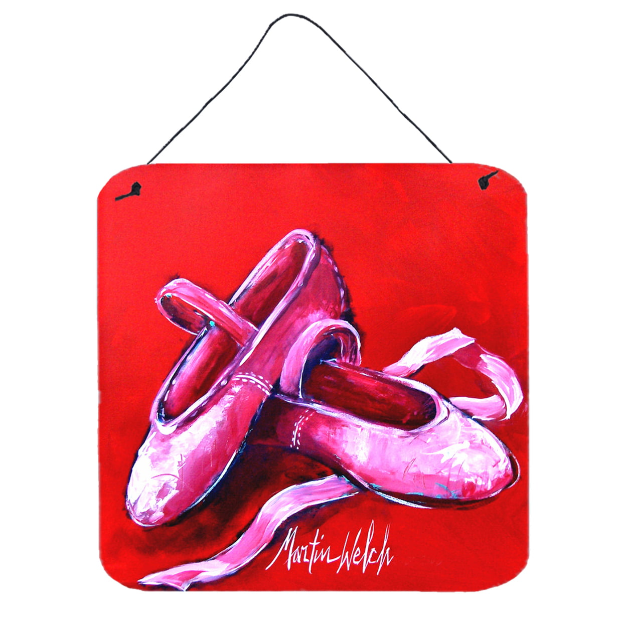 Ballet Shoes Red Wall or Door Hanging Prints