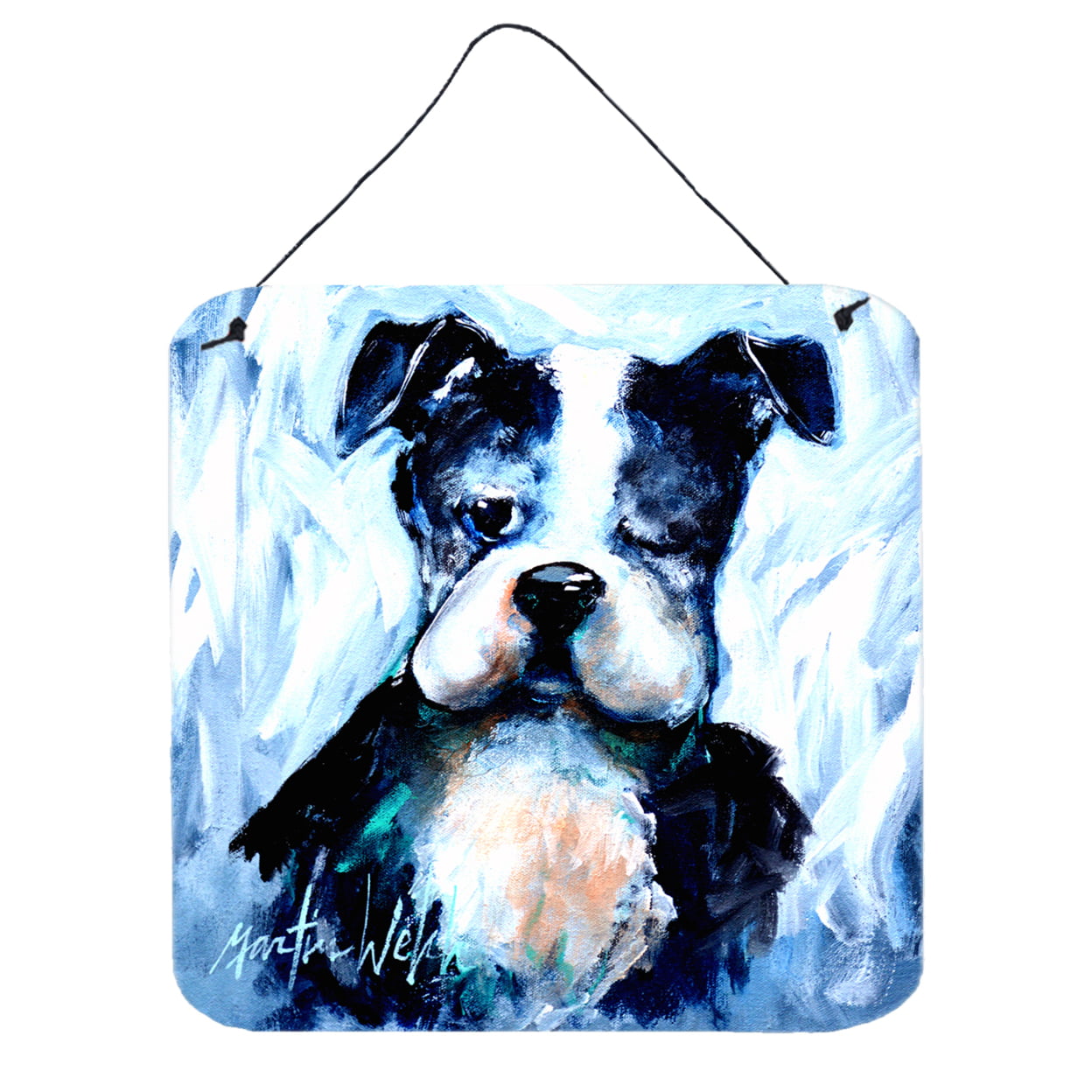 Boston Terrier Boston Tuff Wall or Door Hanging Prints