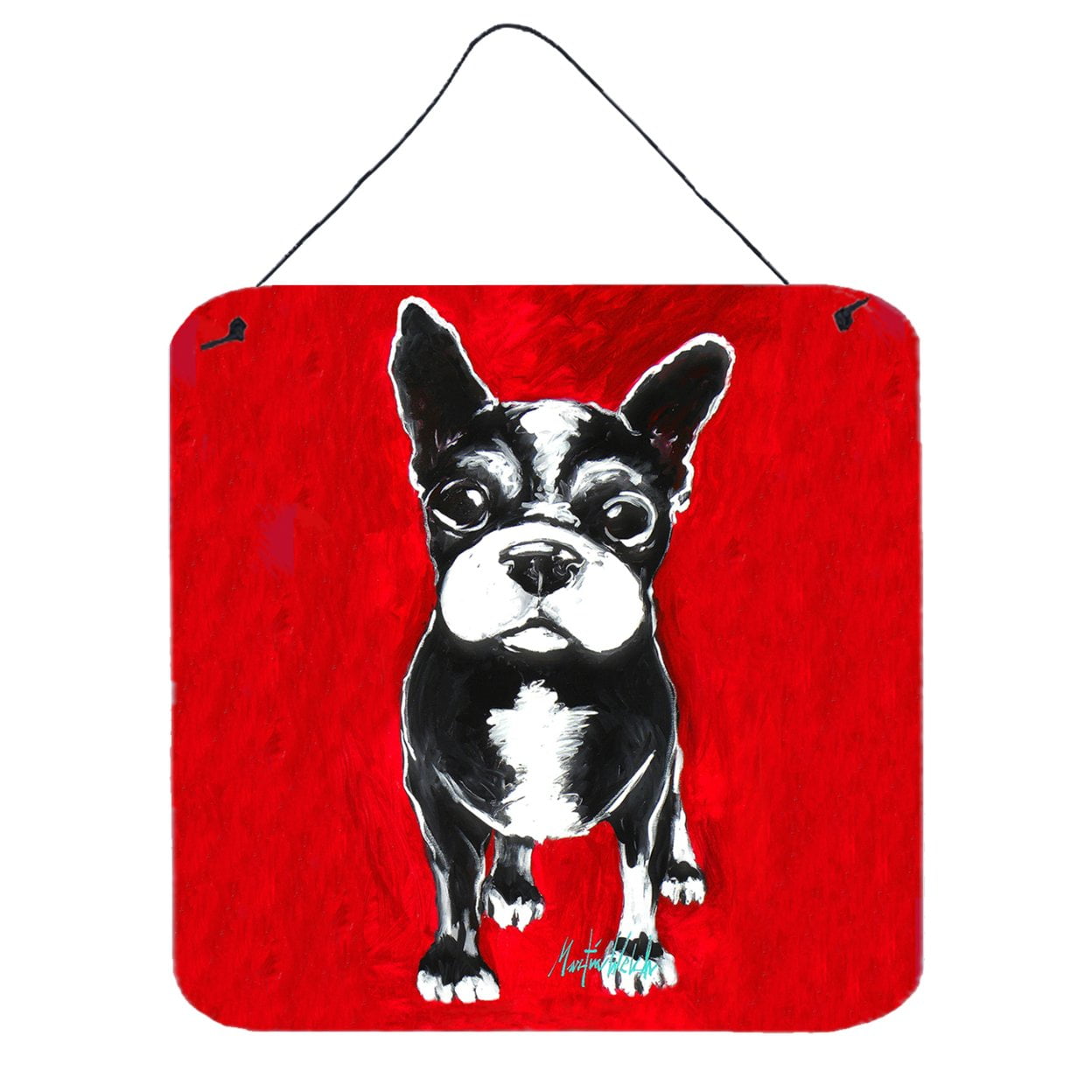 Boston Terrier Runt Wall or Door Hanging Prints