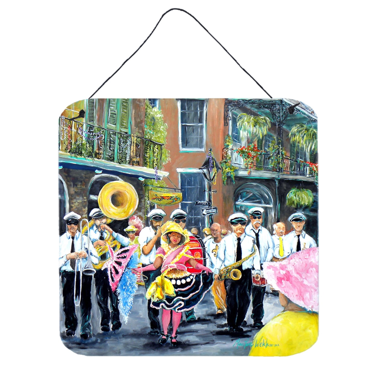 French Quarter Frolic Wall or Door Hanging Prints