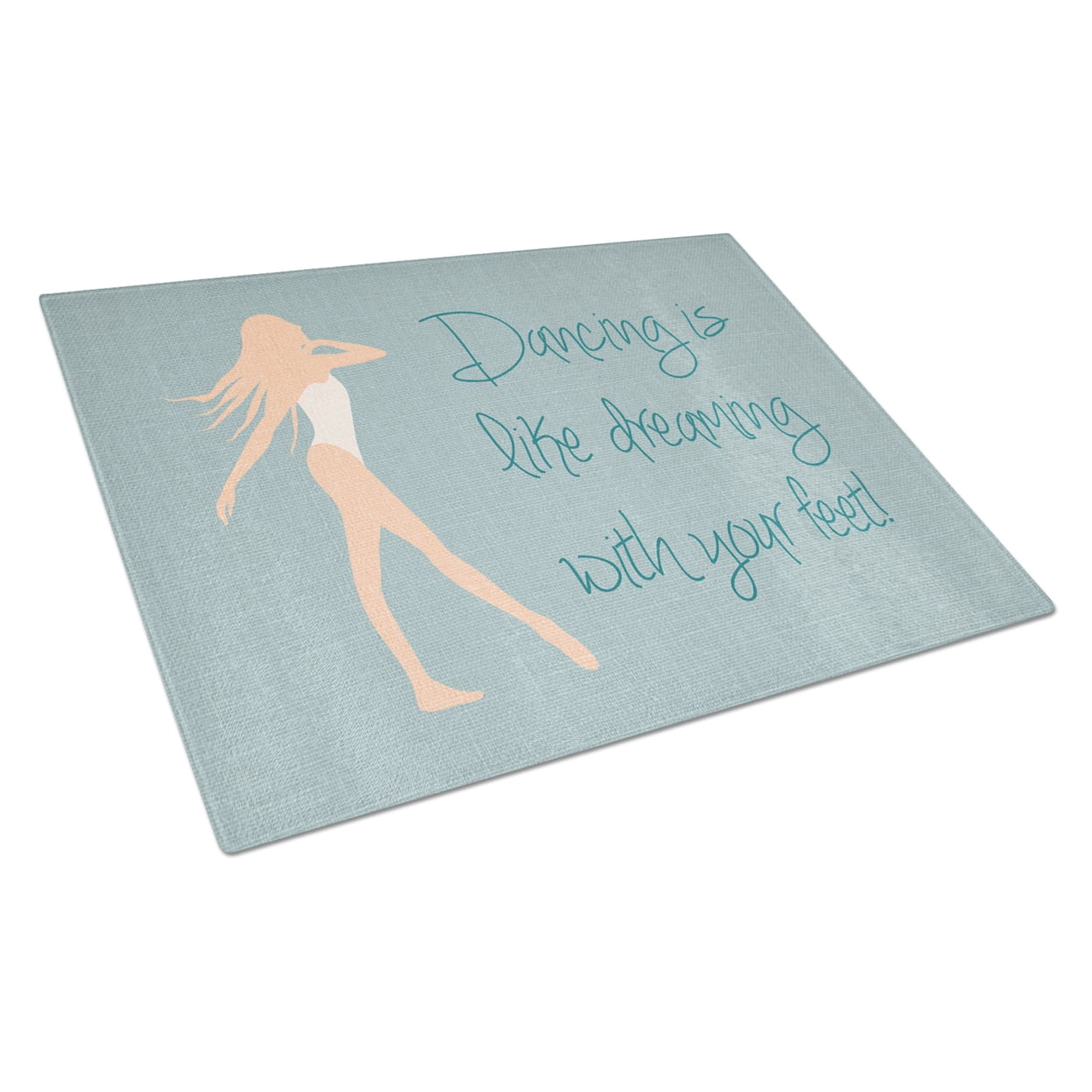 Dancing is Like Dreaming Glass Cutting Board - Large