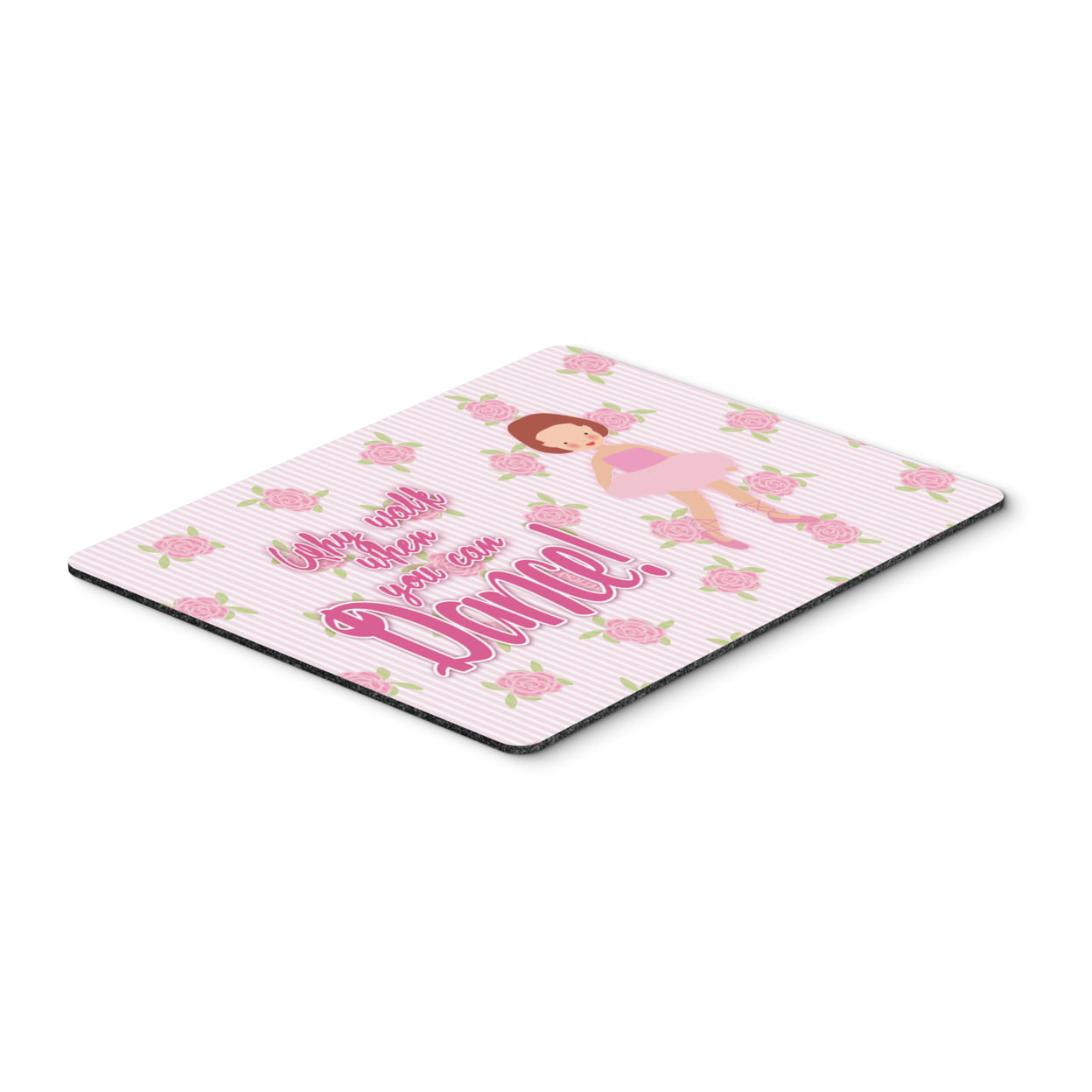 Ballet Red Short Hair Mouse Pad, Hot Pad or Trivet