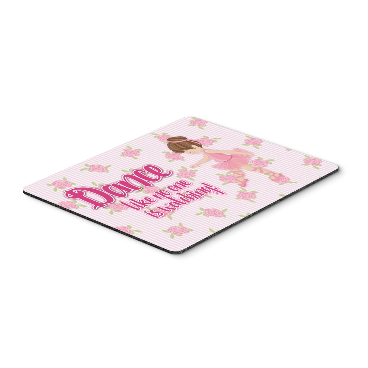 Ballet Dance Brunette Mouse Pad, Hot Pad or Trivet