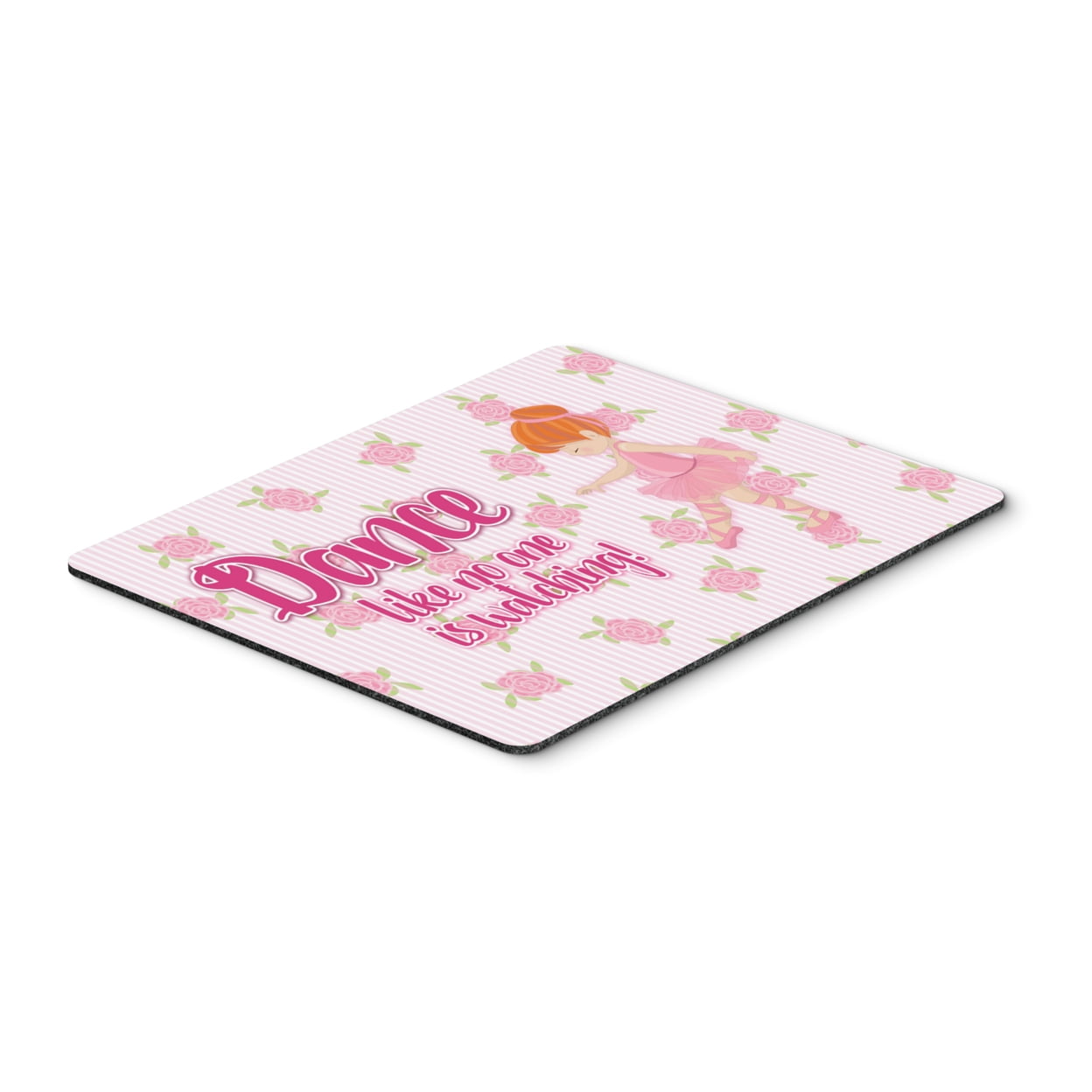 Ballet Dance Red Hair Mouse Pad, Hot Pad or Trivet