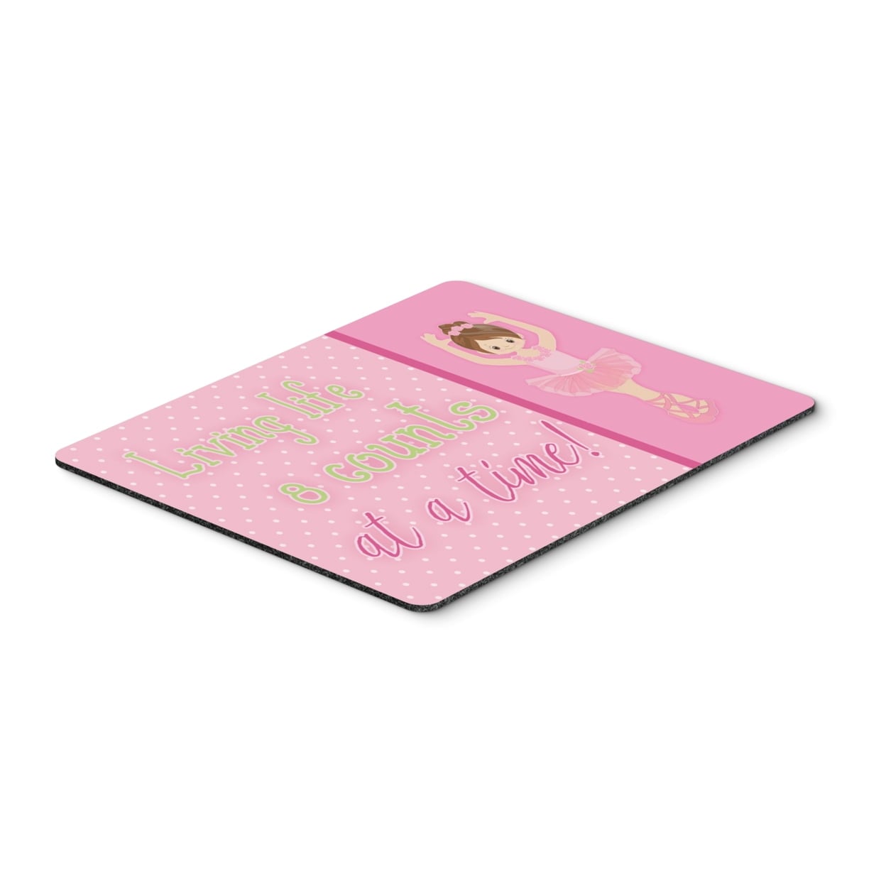 Ballet in 8 Counts Brunette Mouse Pad, Hot Pad or Trivet