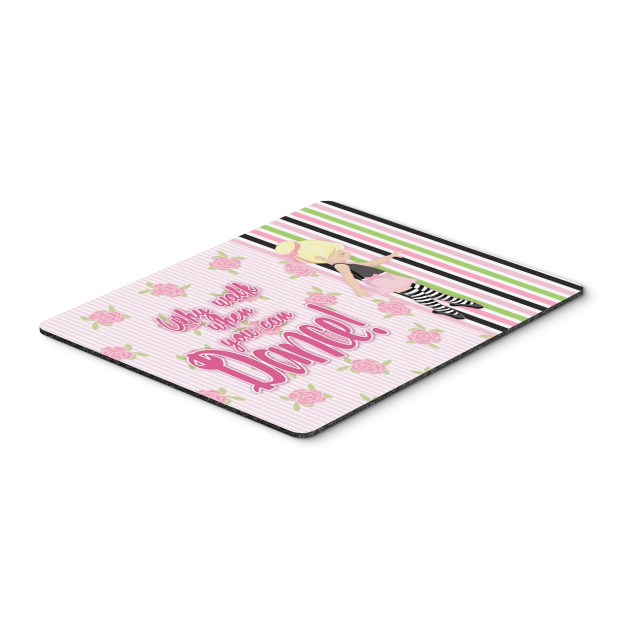 BB5400MP Ballet Dance Stripes Blonde Mouse Pad, Hot Pad or Trivet