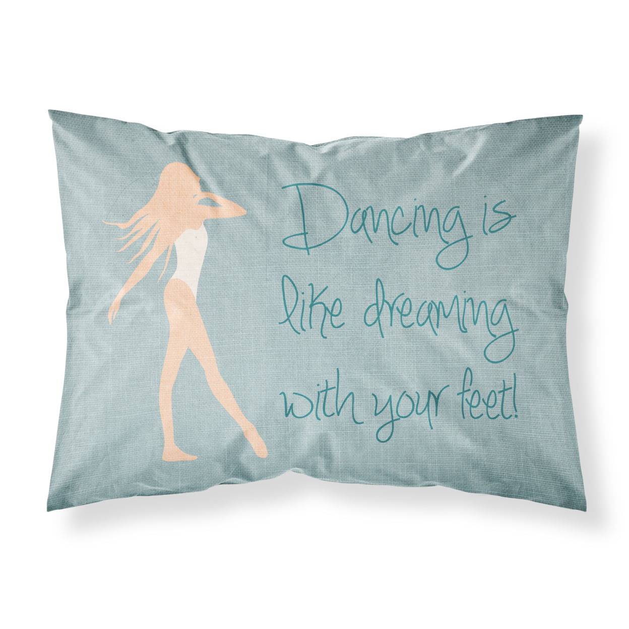 BB5379PILLOWCASE Dancing is Like Dreaming Fabric Standard Pillowcase