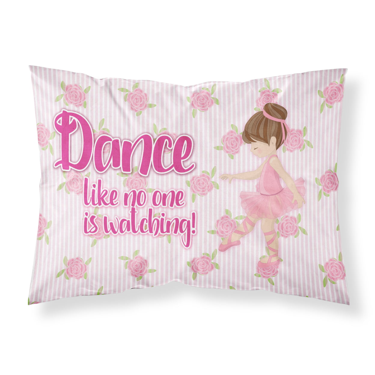 Ballet Dance Brunette Fabric Standard Pillowcase