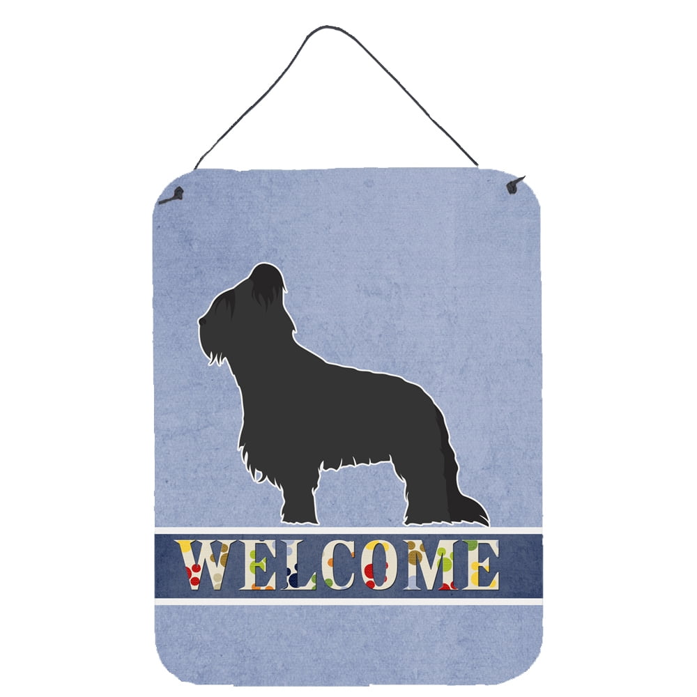 Briard Welcome Wall or Door Hanging Prints