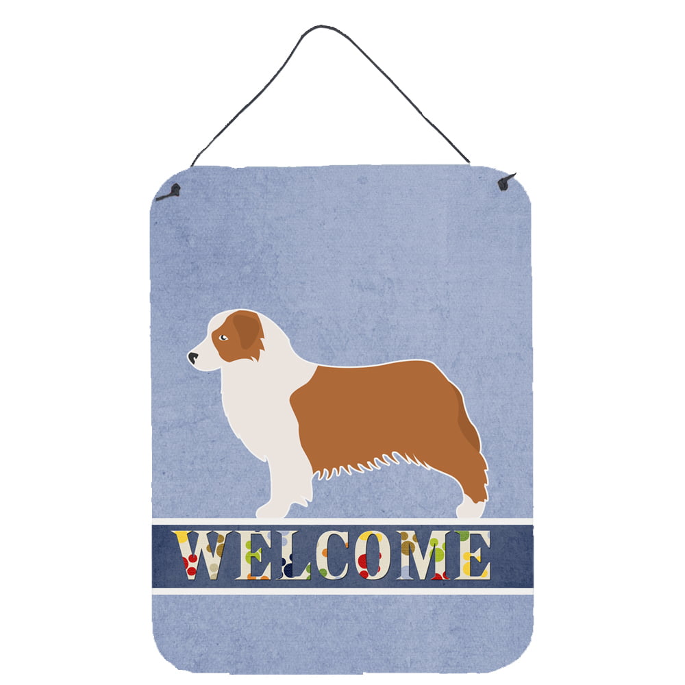 Australian Shepherd Dog Welcome Wall or Door Hanging Prints