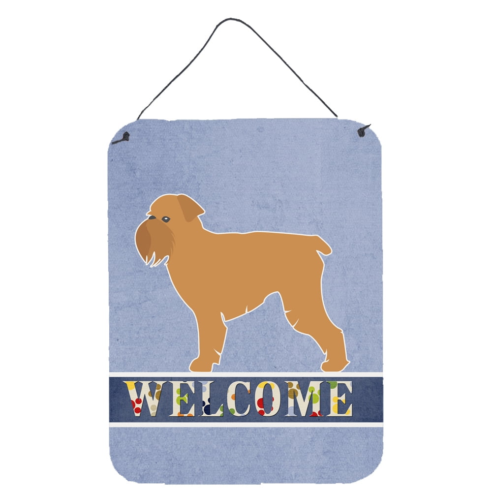 Brussels Griffon Welcome Wall or Door Hanging Prints